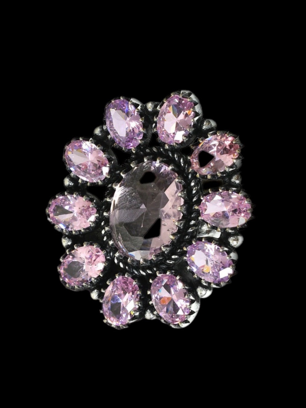 Pink Topaz Ring